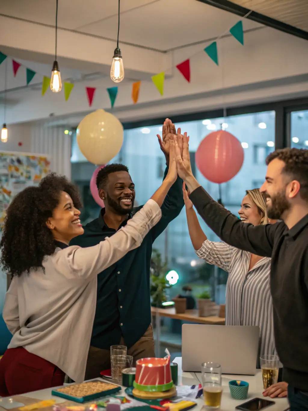 An image showing a successful audit with a team celebrating, representing increased confidence during regulatory audits.